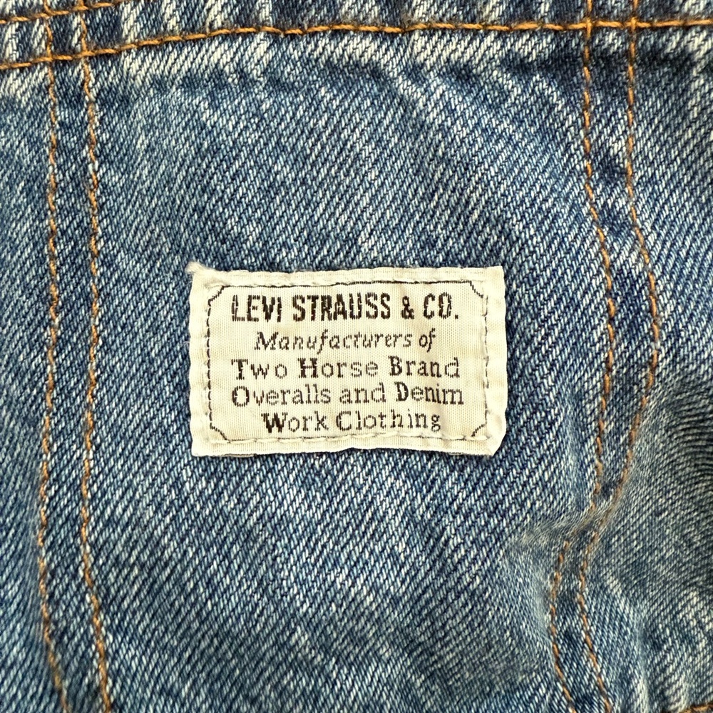 Levi's Blue Denim Overalls Jumpsuit - Picture 3 of 4